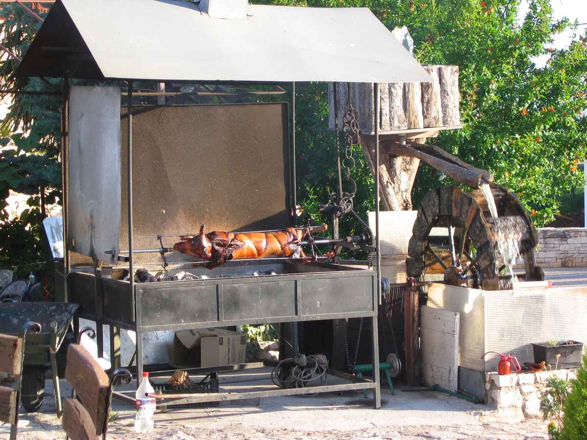 Spanferkel vom Grill