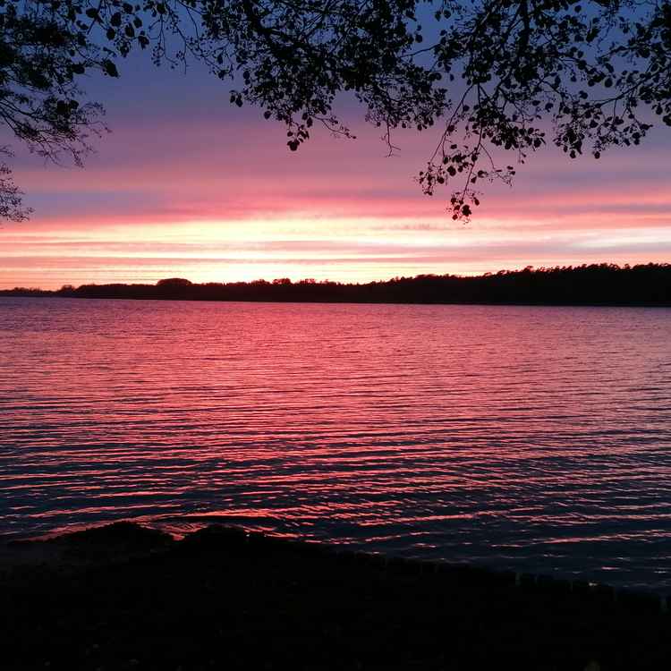 Sonnenuntergang an der Müritz