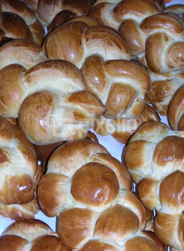 Frischer Zopf am Weihnachtsmarkt
