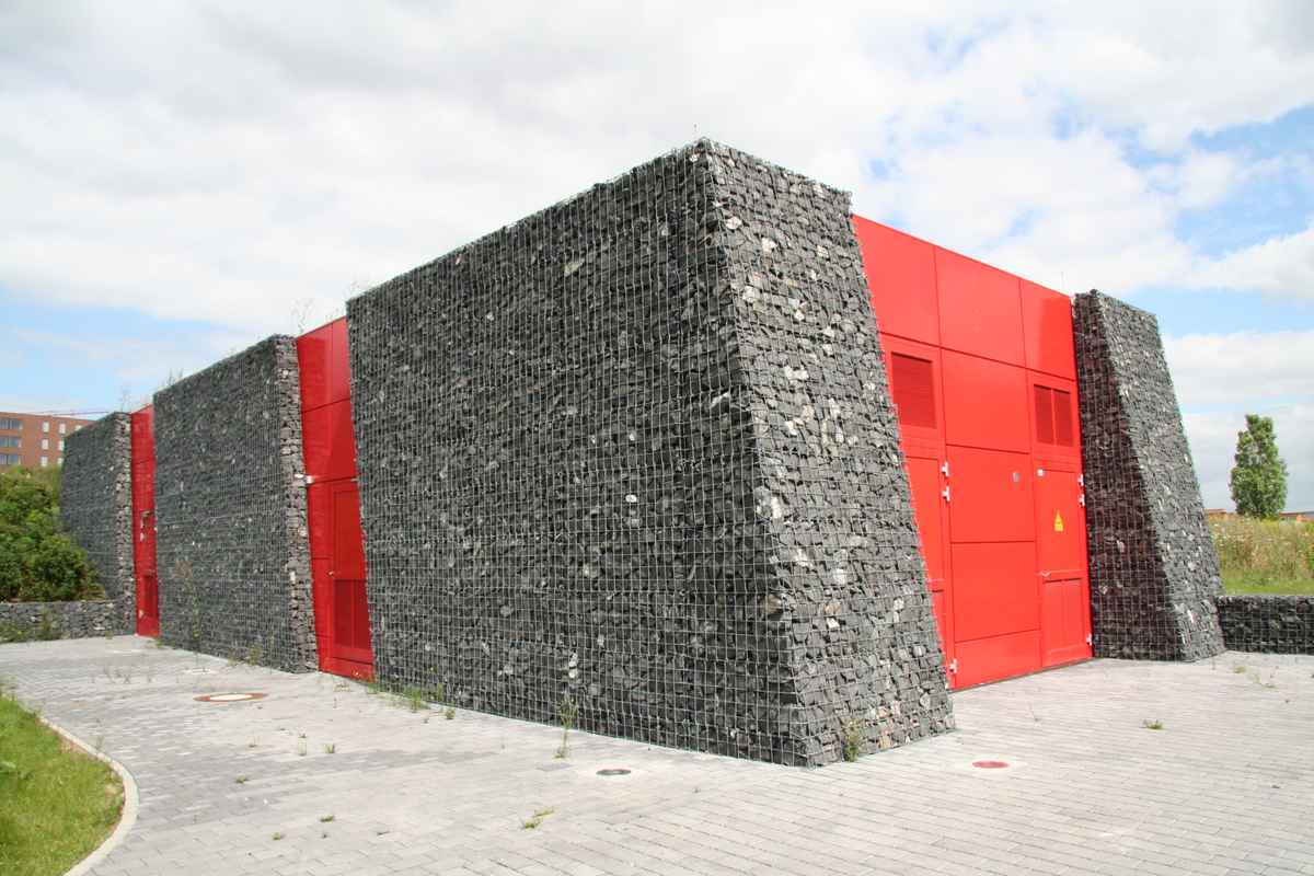 Ein Bunker im Neubauviertel