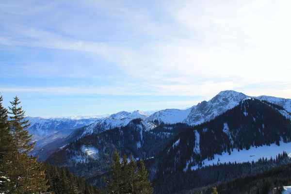 Wallberg-Blick auf Tegernseer Berge