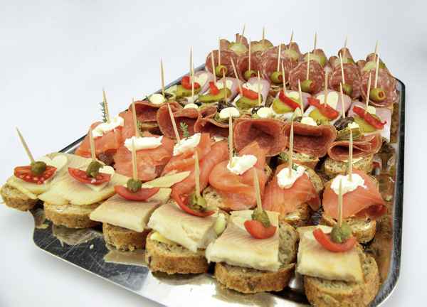 Canapés, Appetithäppchen