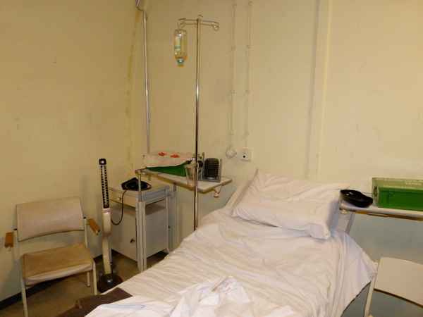 Krankenzimmer früher