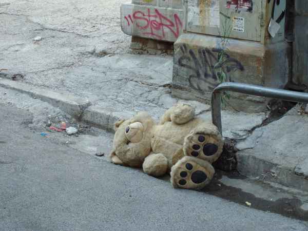 Einsamer Teddy