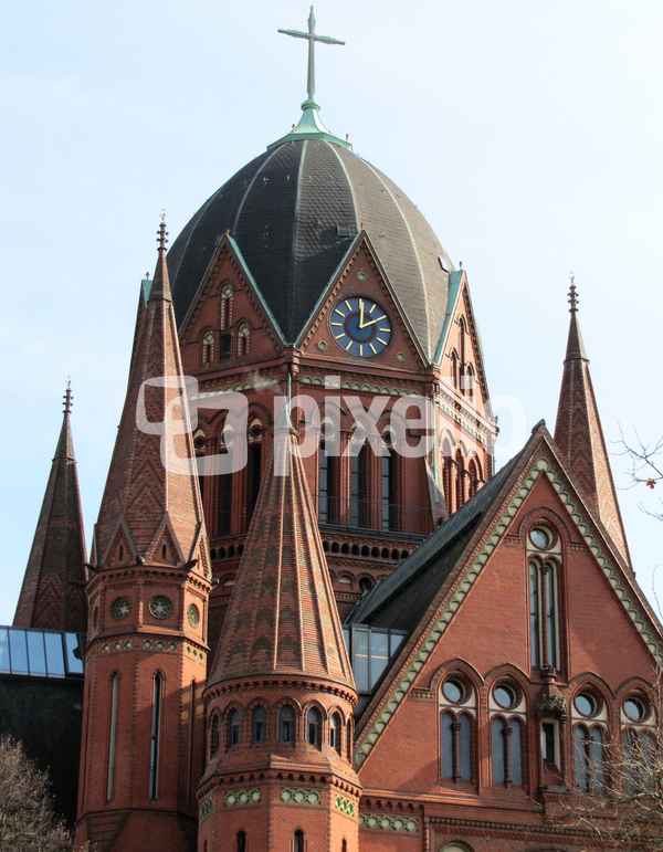 Berlin-Kreuzberg, Vierungsturm der Heilig-Kreuz-Kirche