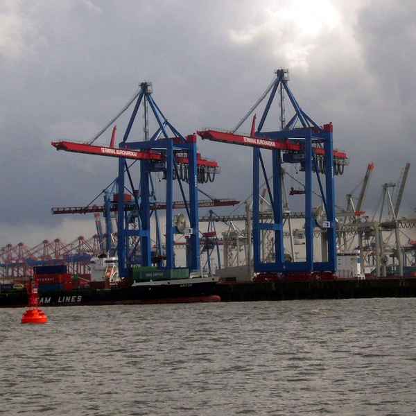 Kräne im Hamburger Hafen