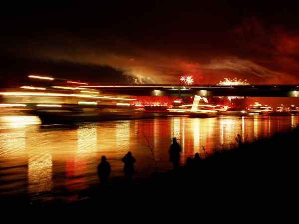 Rhein in Flammen