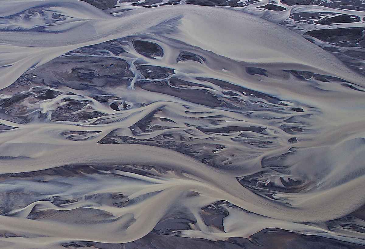 Flying over Iceland ....