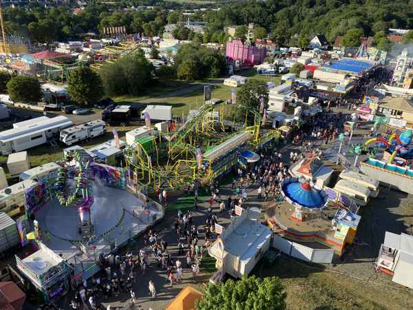 Goslar: Blick auf das Schützenfest - Markt / Foto: Alexander Hauk
