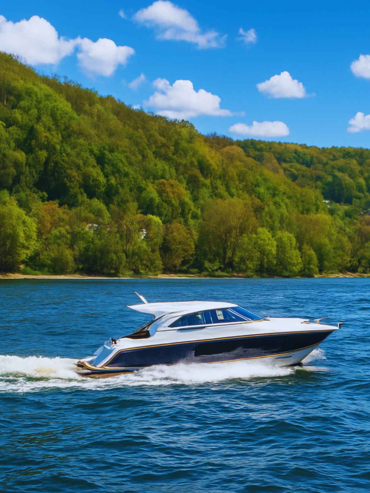 Boot auf dem Rhein
