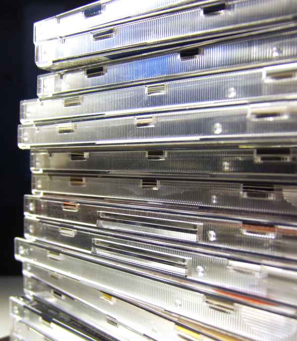 CD-Hüllen-Stapel
