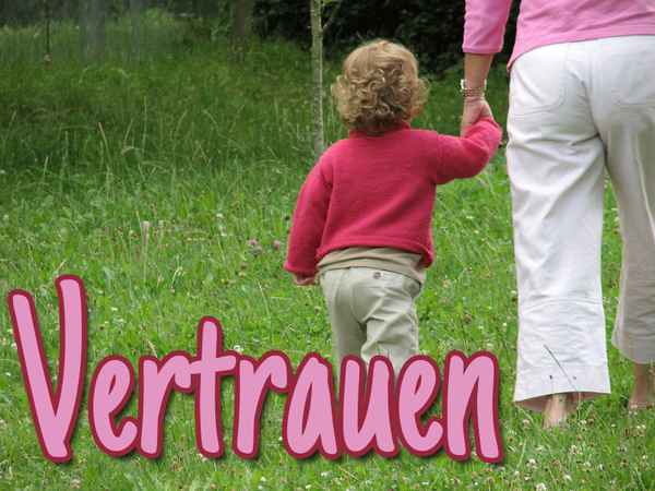 Mutter und Kind - Vertrauen