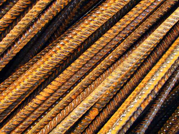 Baustellen-Stahlstäbe