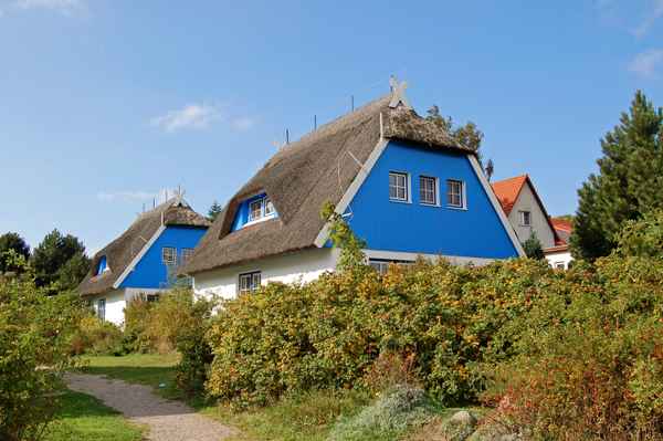 Im Ort Kloster auf Hiddensee