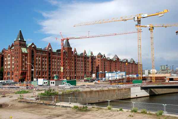 Hafencity - Ansicht Brooktorkai