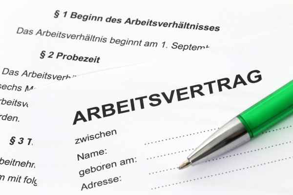 Arbeitsvertrag