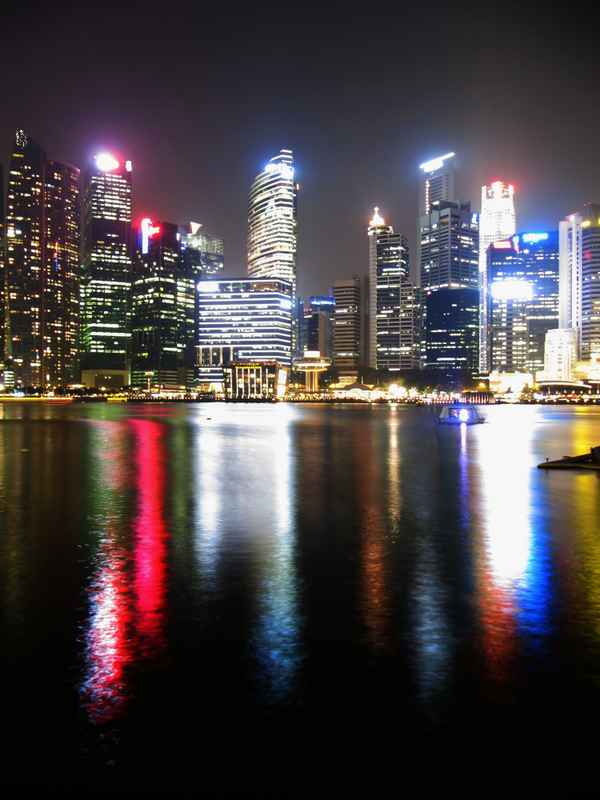 Singapur bei Nacht
