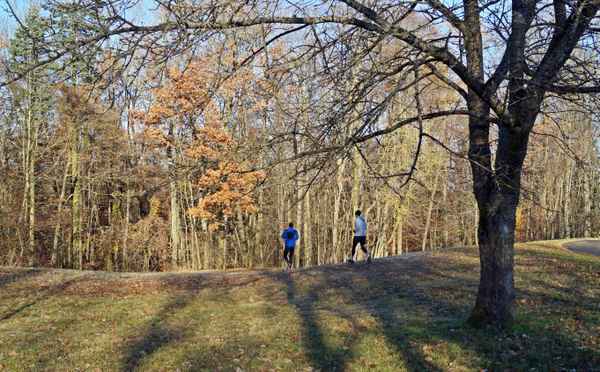 auch bei kälte sportlich unterwegs