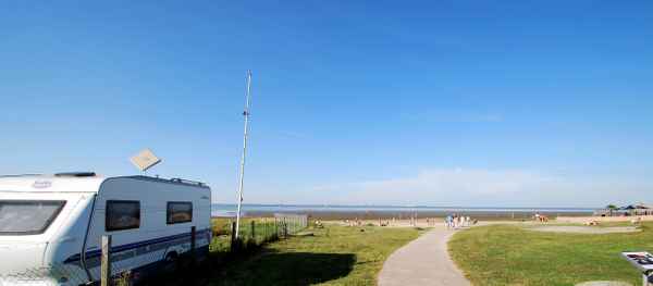 Campen in Dangast am Jadebusen