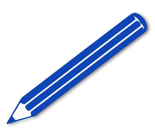 Grafik: Farbstift blau