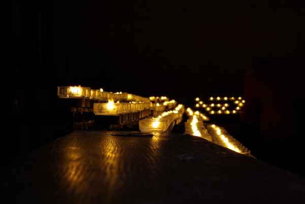 Kerzen im Kölner Dom