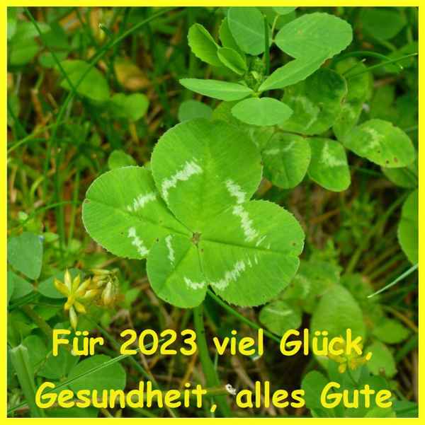 Viel Glück für 2023