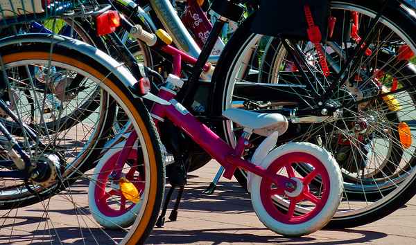 Fahrrad - Klein und Groß ..