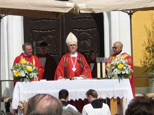 Bischof Fürst bei einer Messe
