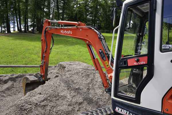 Minibagger, Baumaschine