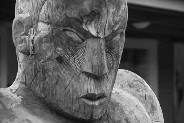 Maori-Skulptur