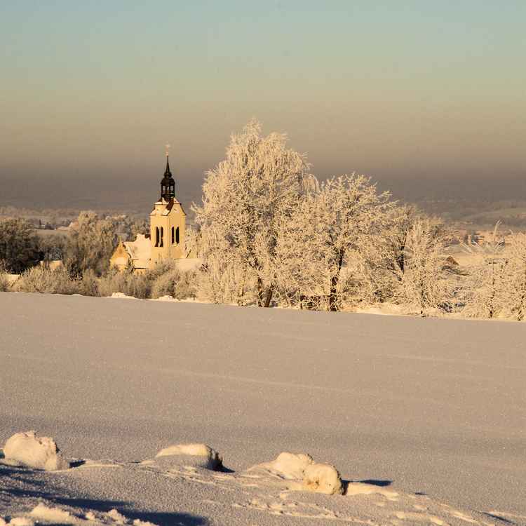 Stenner Kirche im Winter