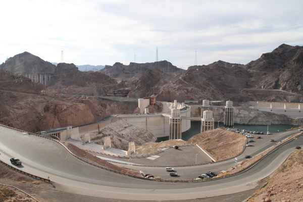 Blick auf den Hoover Dam (USA, 2009) / Foto: Alexander Hauk