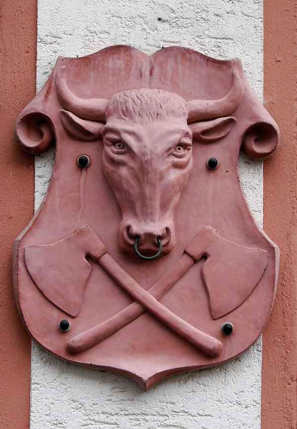 Handwerkszeichen Metzger Schlachter