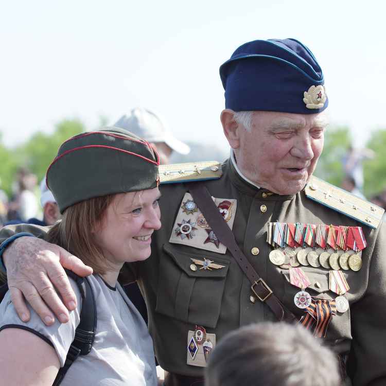 Veteran Moskau 70. Siegestag