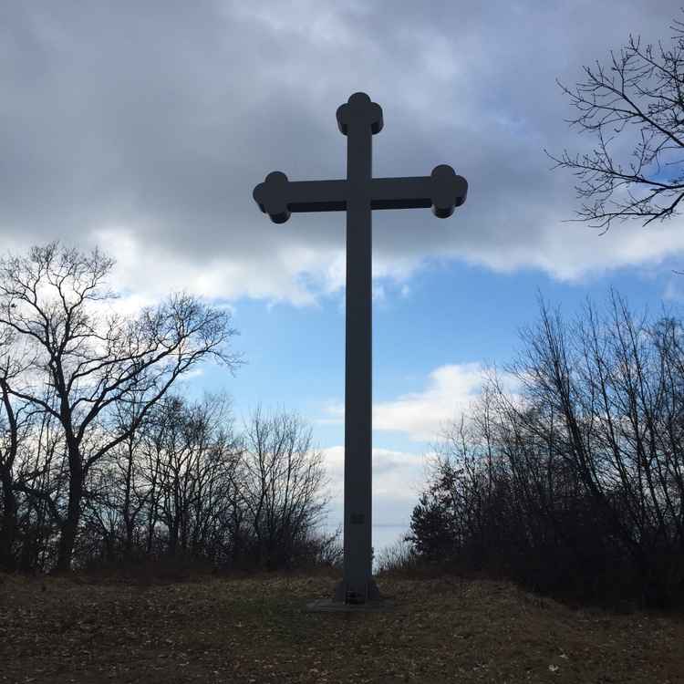 Sankt-Adalbertskreuz in Tenkitten, Ostpreussen