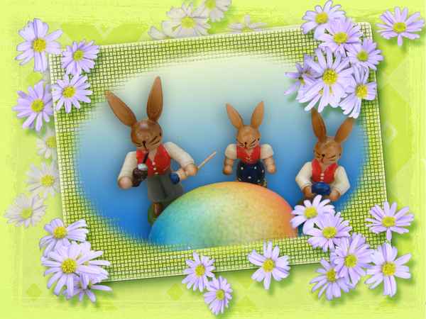 Fleissige Osterhasen