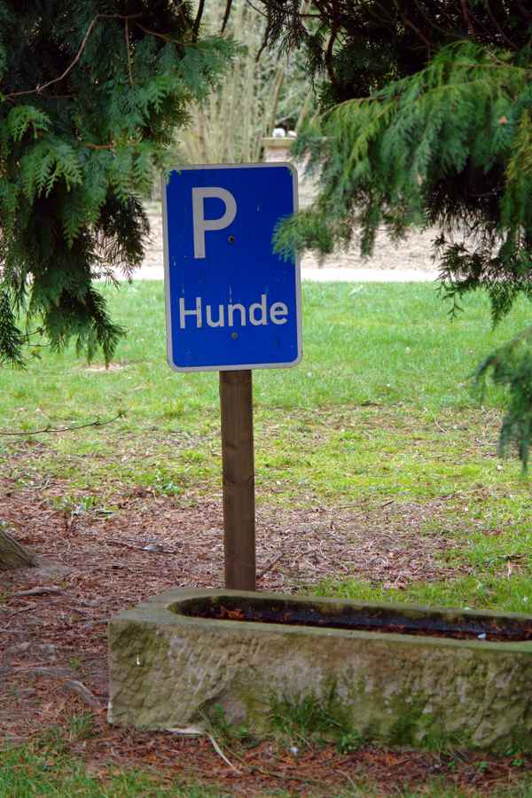 Parkplatz für Hunde