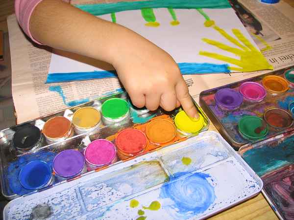 Malen mit Wasserfarben