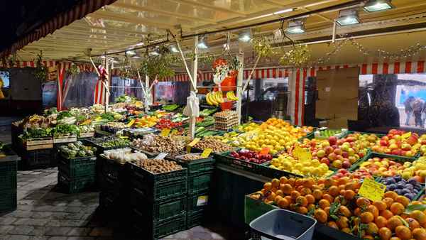 Obst und Gem&uuml;se Stand