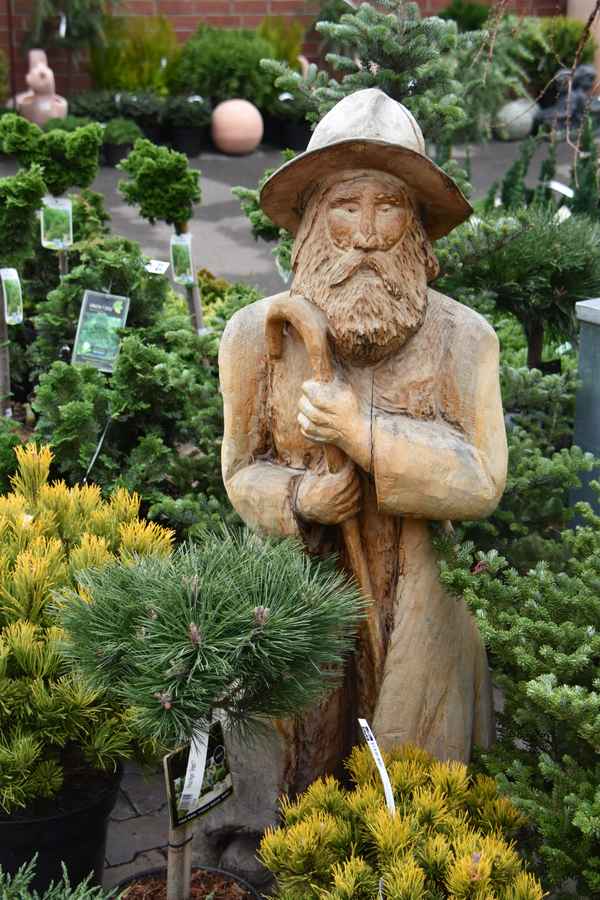 ich pass hier auf die blumen auf