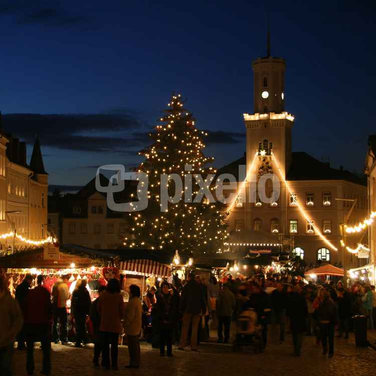 Auf dem Schneeberger Weihnachtsmarkt