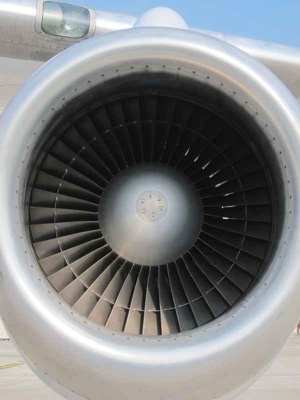 Detailaufnahme Flugzeugriebwerk / Foto: Alexander Hauk