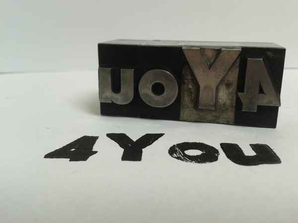 4YOU Bleilettern