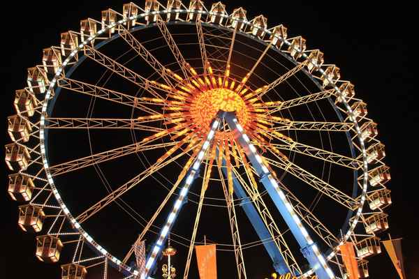 Das Riesenrad bei Nacht 06