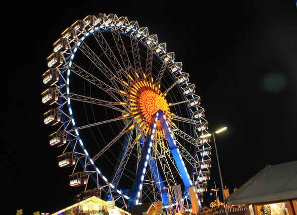Das Riesenrad bei Nacht 04
