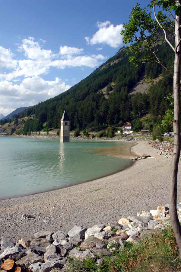 Reschensee mit Kirchturm #3