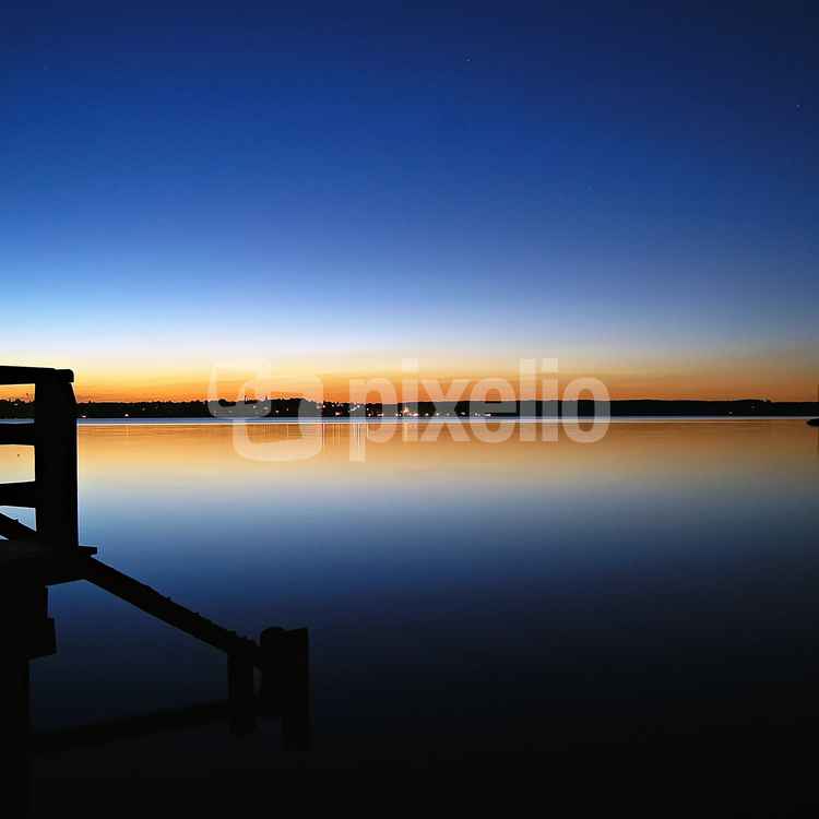 Blaue Stunde am Ammersee