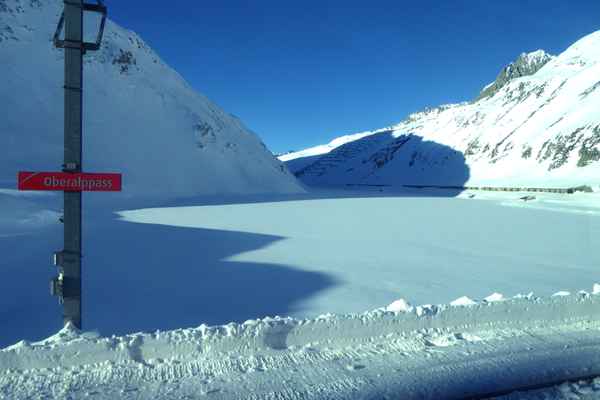 Oberalppass im Winter
