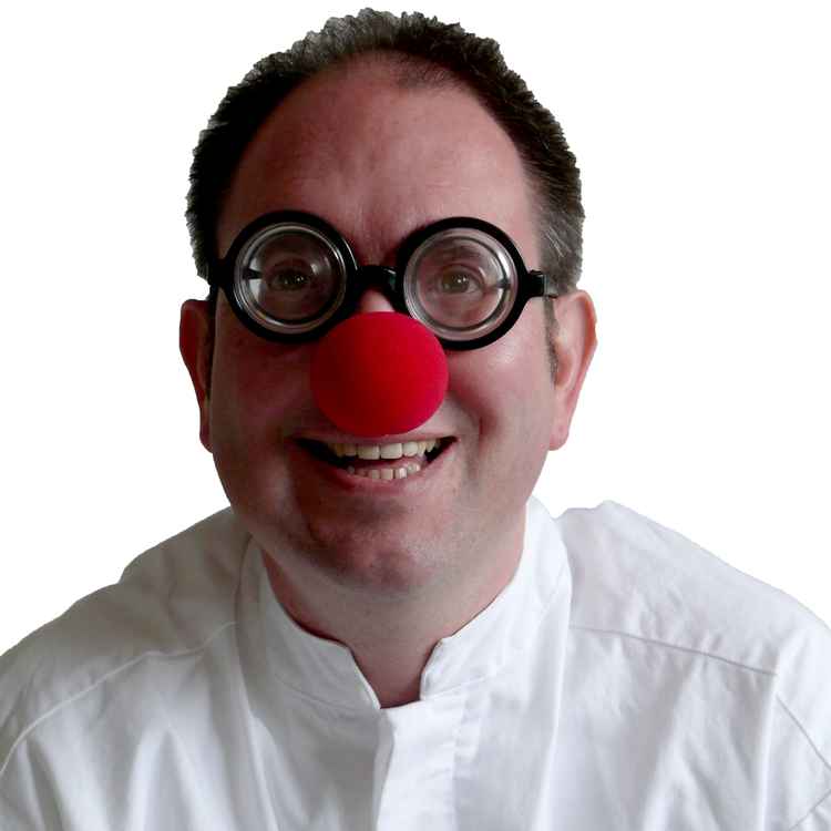 Ein lachender Clown