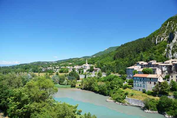 Die Durance bei Sisteron